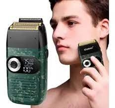 Barbeador Elétrico Recarregável Kemei Km2027 - Imagem 4